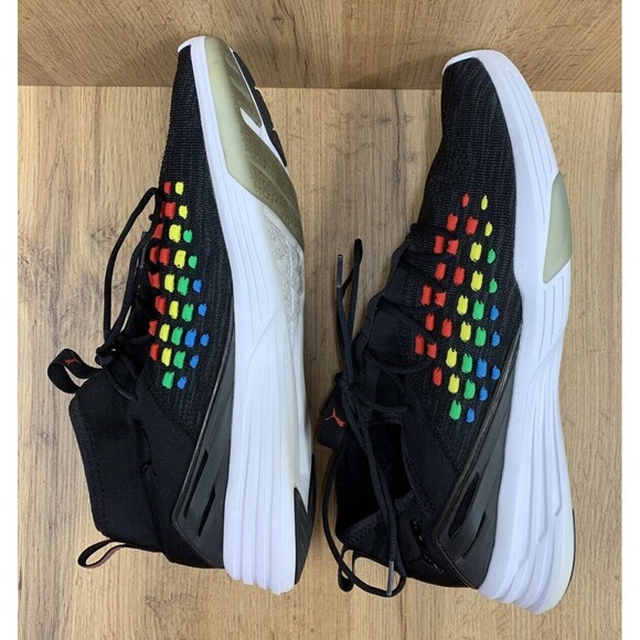 Puma Mantra Heat Map Training Sneaker Shoes Mens Size US 13 Black Running Joggin - Picture 10 of 15